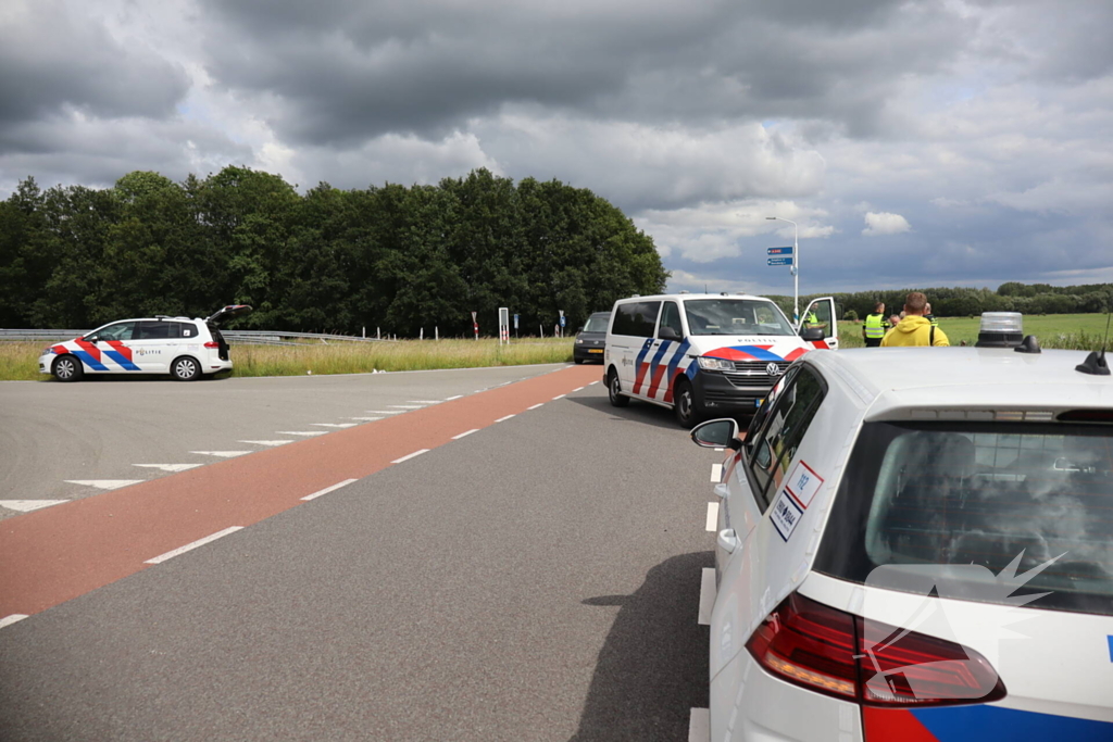 Bestuurder negeert stopteken en wordt tot stilstand gedwongen