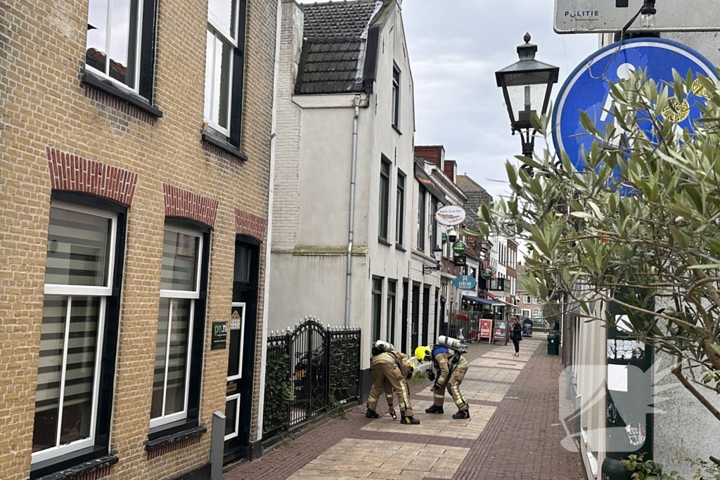 Metingen wegens hinderlijke lucht in de vesting