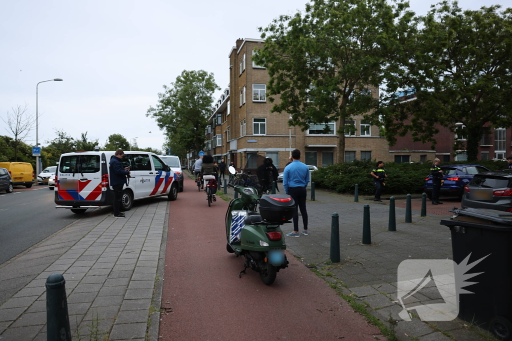 Aanrijding tussen scooter en auto