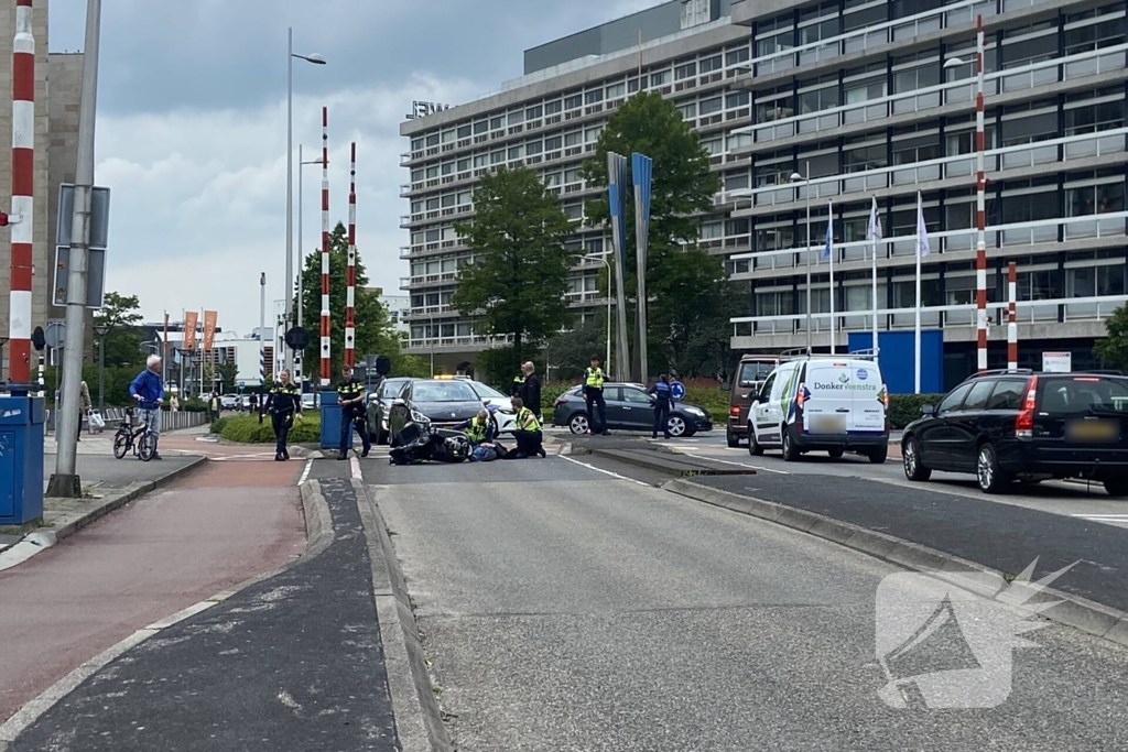 Scootmobieler aangereden door automobilist