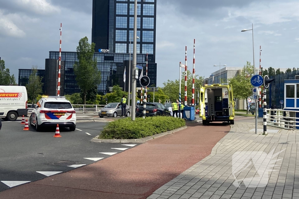 Scootmobieler aangereden door automobilist