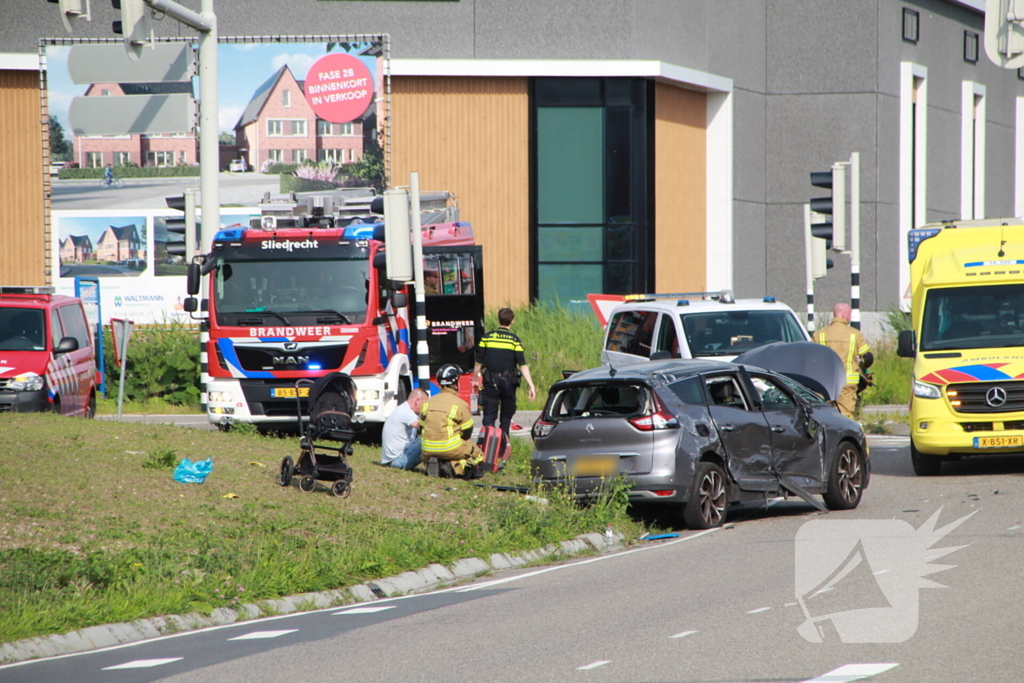 Grote ravage na ongeval