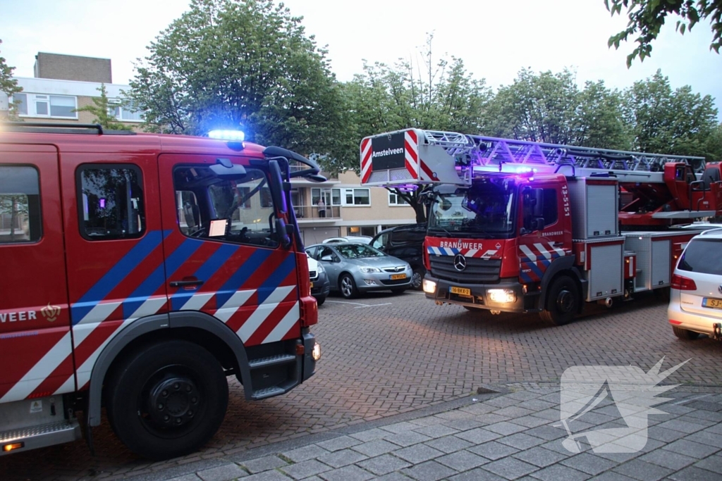 Brand in appartementen complex