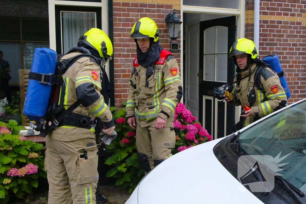 Brandweer aanwezig voor koolmonoxide melding in woonhuis