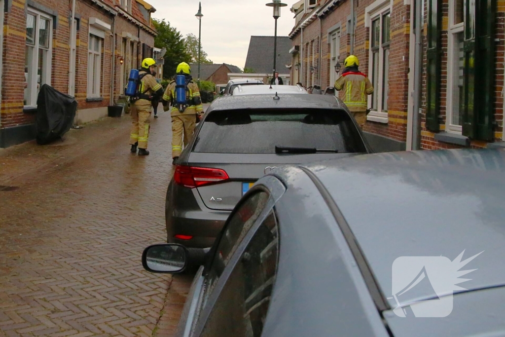 Brandweer aanwezig voor koolmonoxide melding in woonhuis