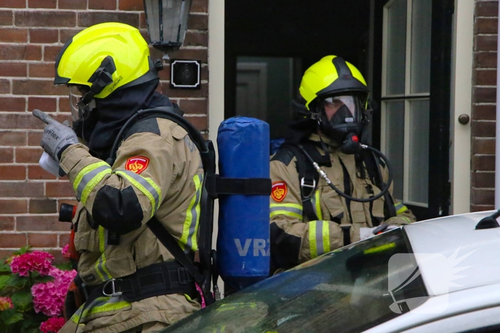 Brandweer aanwezig voor koolmonoxide melding in woonhuis