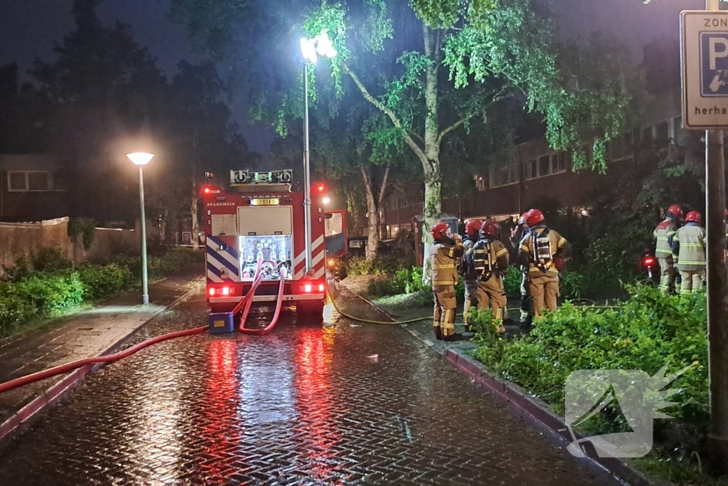 Brand op zolder van woonhuis