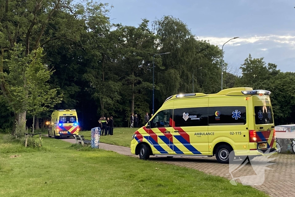 Zware mishandeling in skatepark