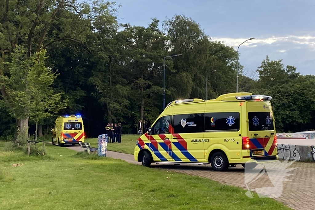 Zware mishandeling in skatepark