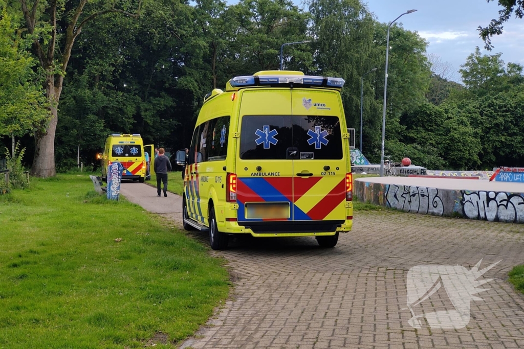 Zware mishandeling in skatepark