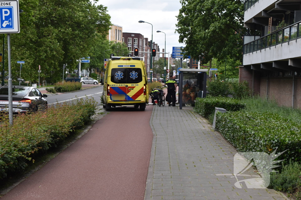 Fietser en fatbike botsen met elkaar