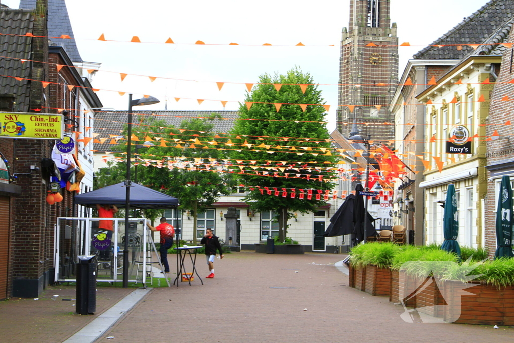 Straat kleurt oranje voor eerste EK-duel