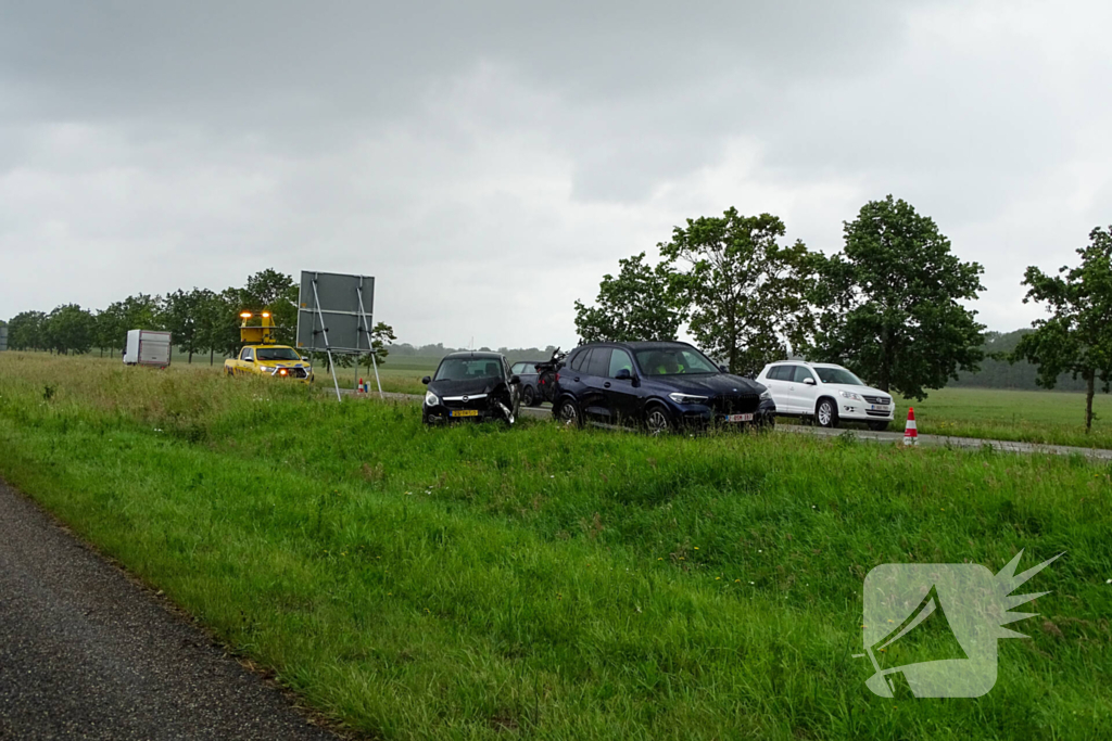 Flinke schade bij kop-staartbotsing