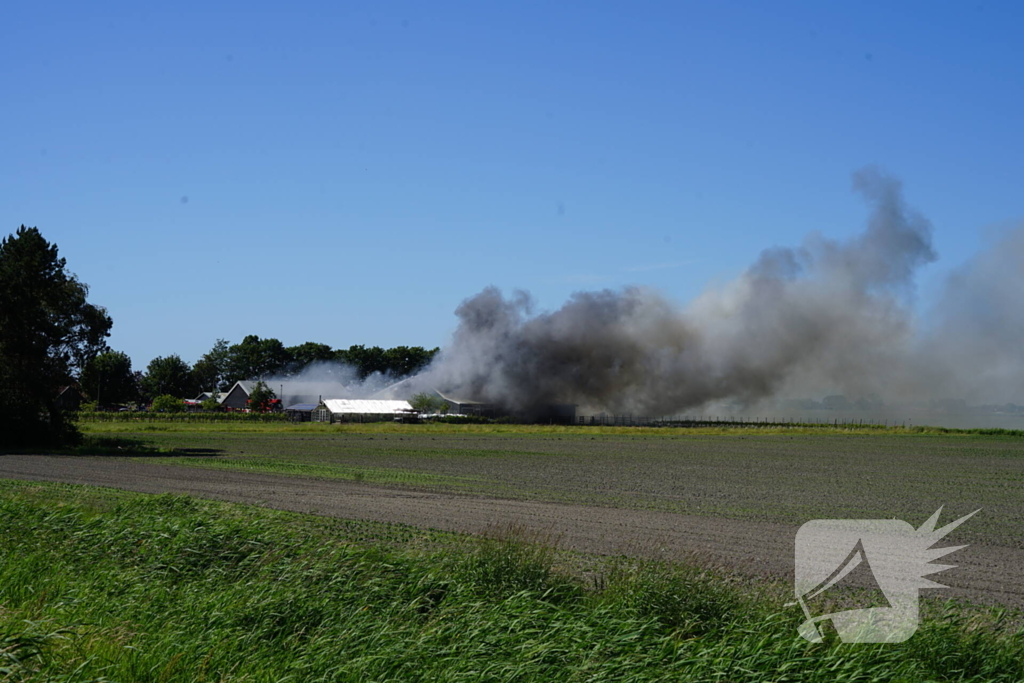 Uitslaande brand bij zorgboerderij