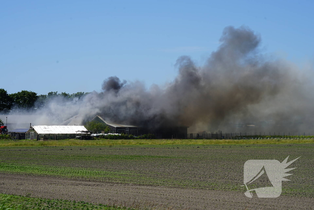 Uitslaande brand bij zorgboerderij