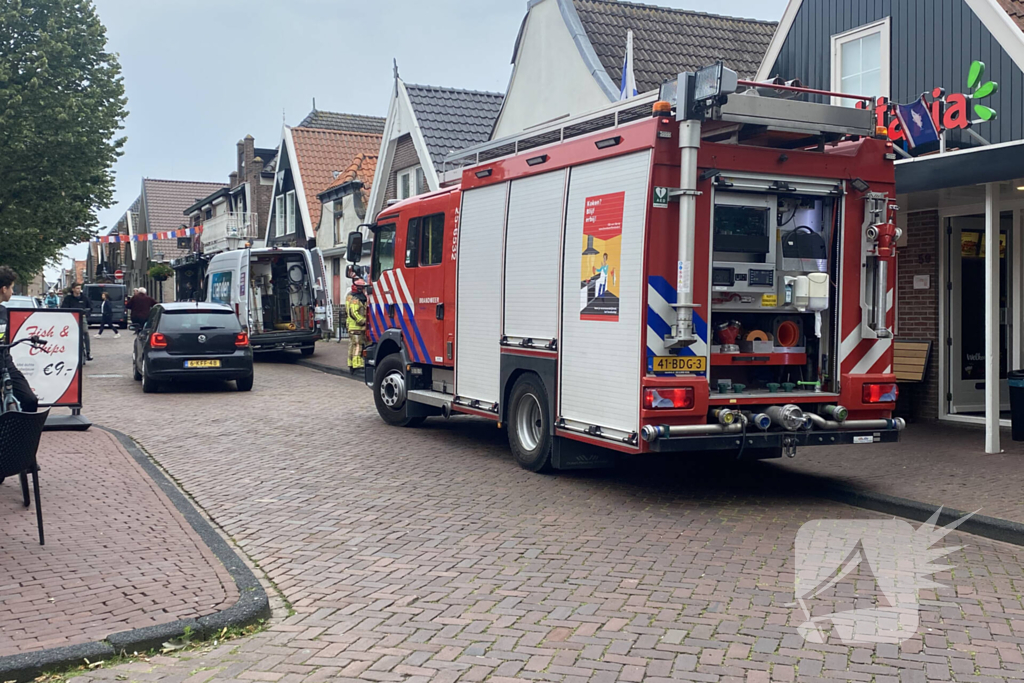 Monteur ruikt gas en alarmeert brandweer