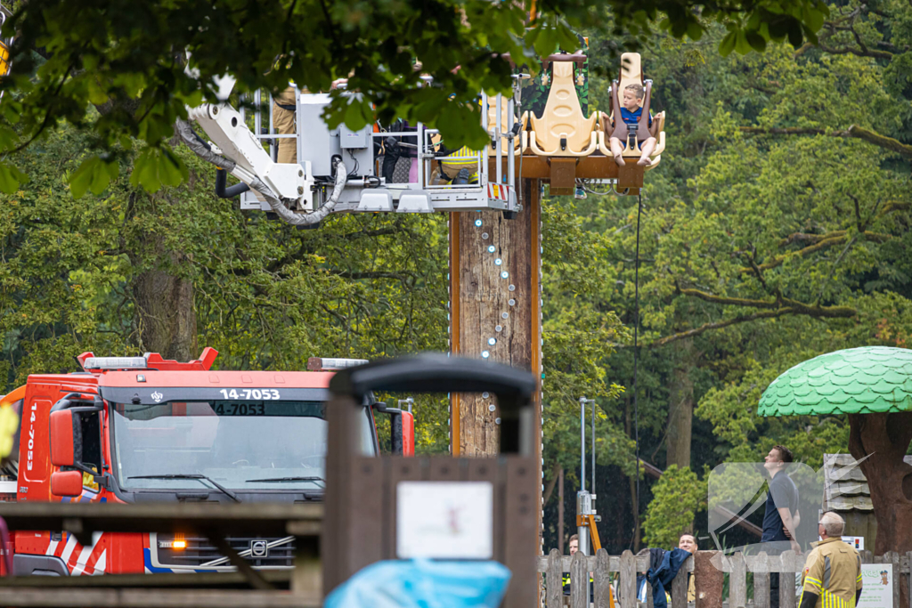 Kinderen gered uit attractie Speelpark Oud Valkeveen