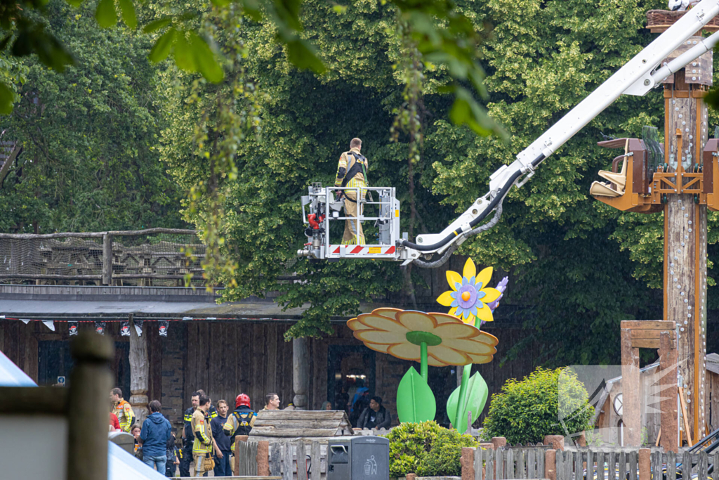 Kinderen gered uit attractie Speelpark Oud Valkeveen