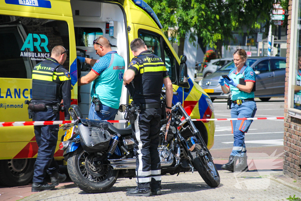 Motorrijder zwaargewond bij ongeval