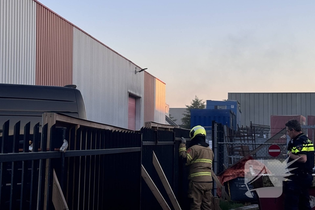 Containerbrand in de wijk De Bunders