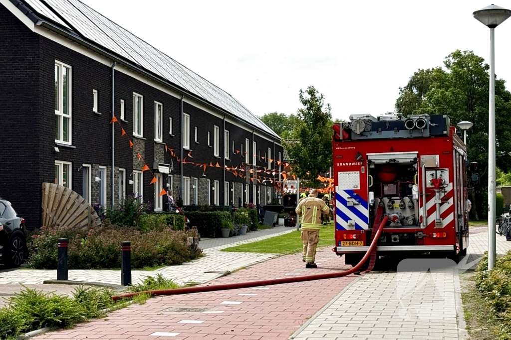 Woning geventileerd na brand