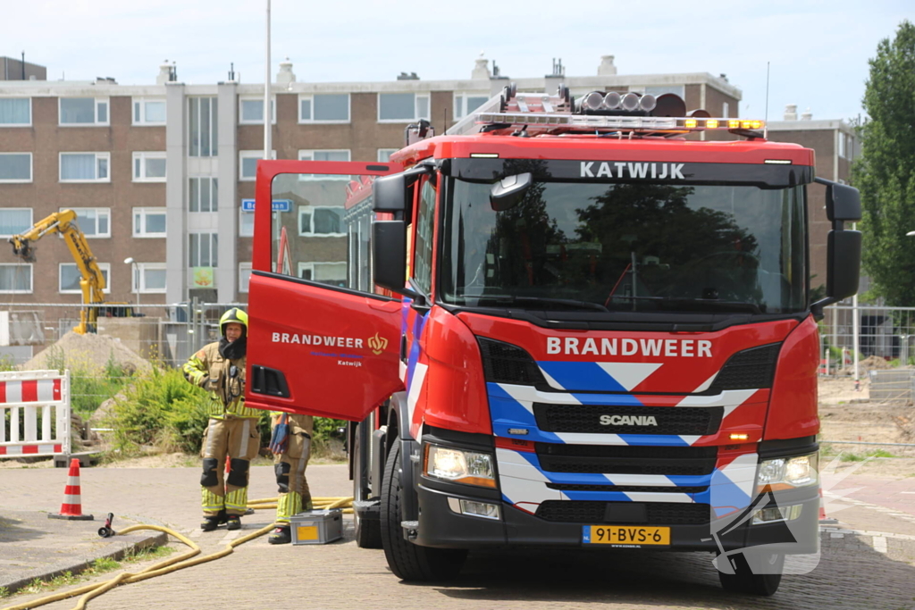 Hard sissend geluid bij werkzaamheden voortuin