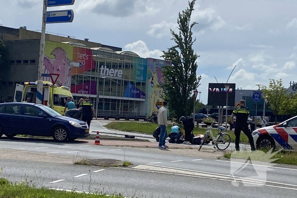 Scooterrijder gewond bij ongeval