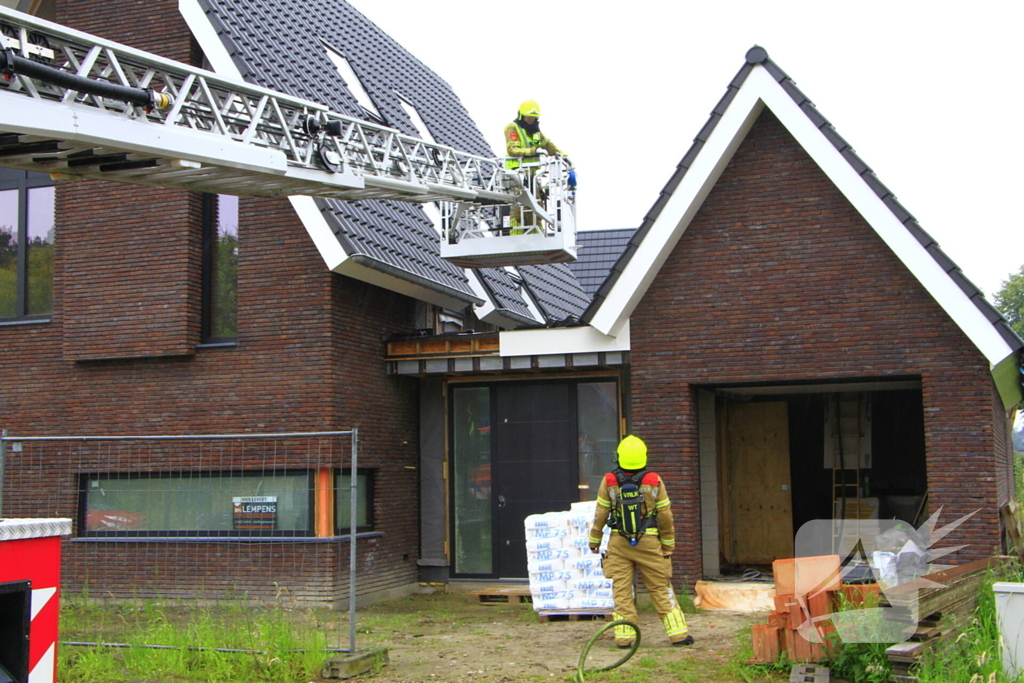 Brand in meterkast nieuwbouwwoning