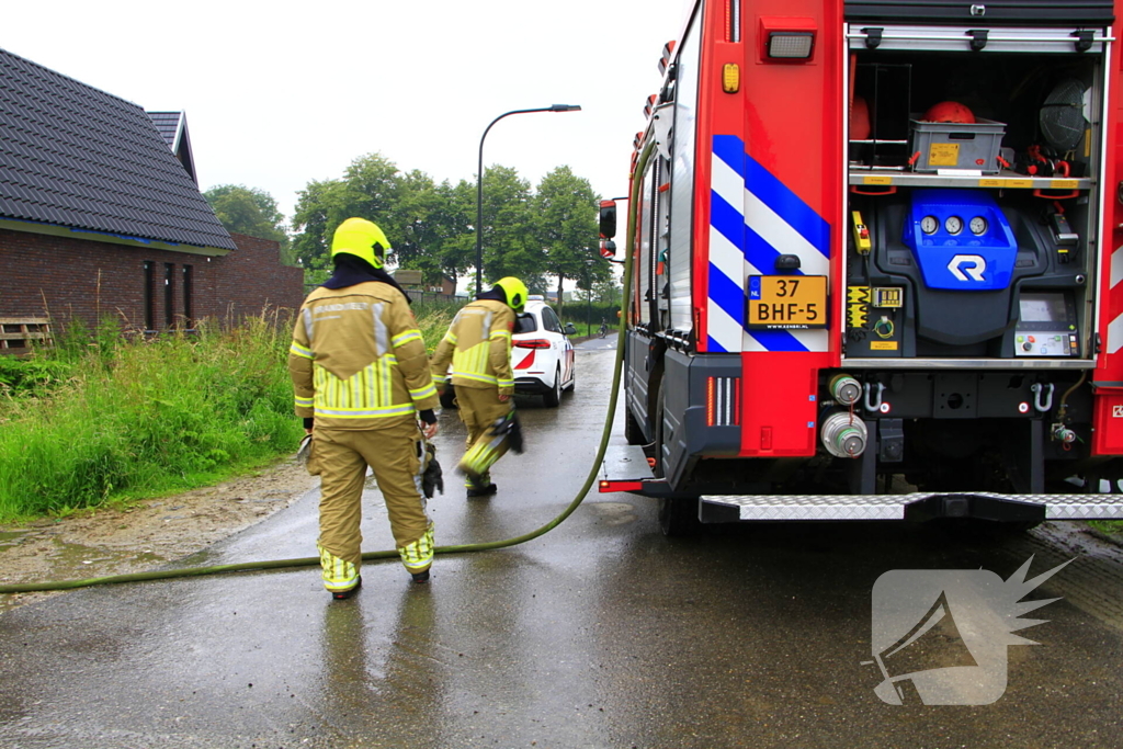 Brand in meterkast nieuwbouwwoning