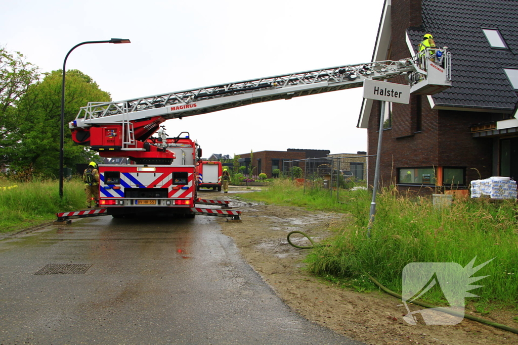 Brand in meterkast nieuwbouwwoning