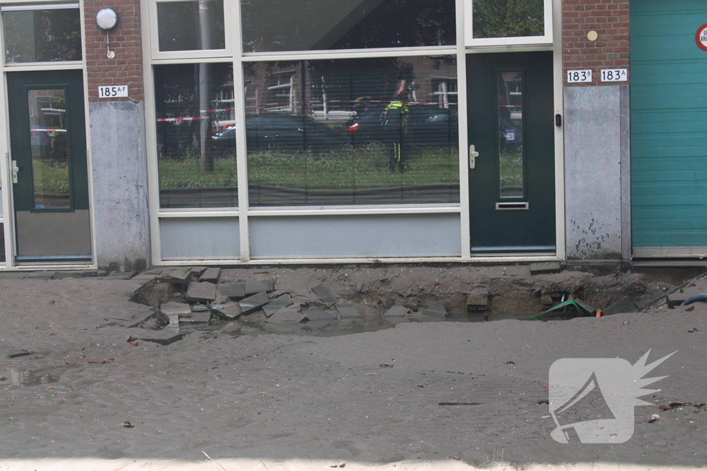 Tramverkeer gestremd vanwege leidingbreuk