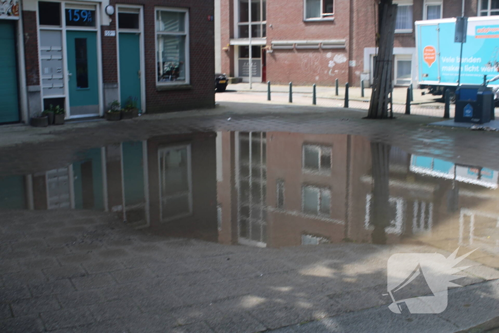 Tramverkeer gestremd vanwege leidingbreuk