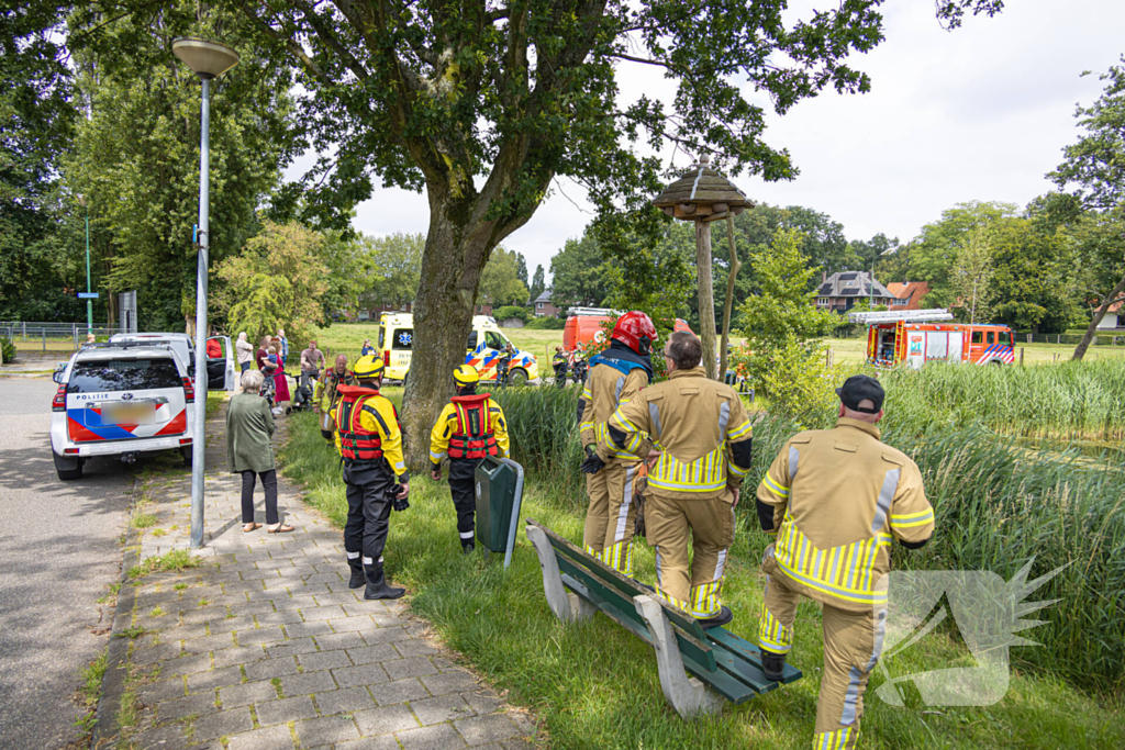 Duikactie na aantreffen bandensporen in riet