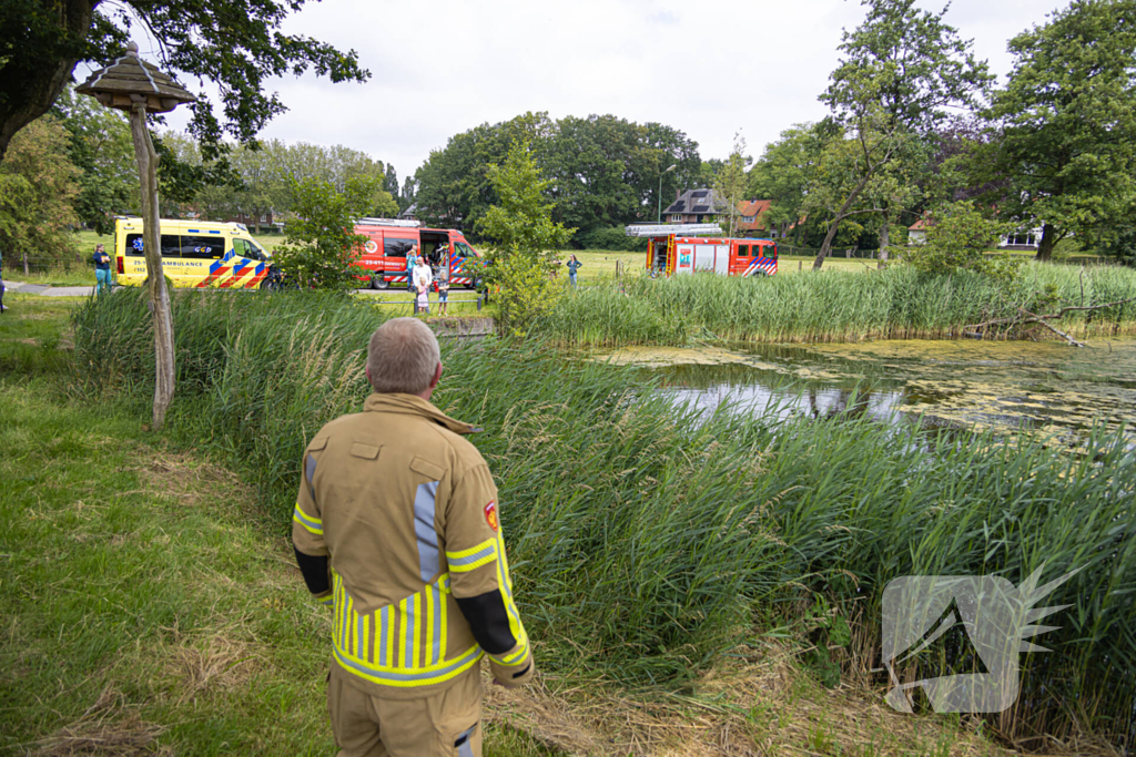 Duikactie na aantreffen bandensporen in riet