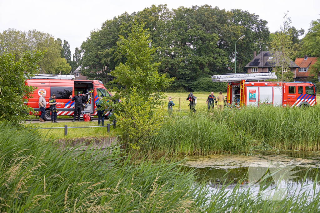 Duikactie na aantreffen bandensporen in riet