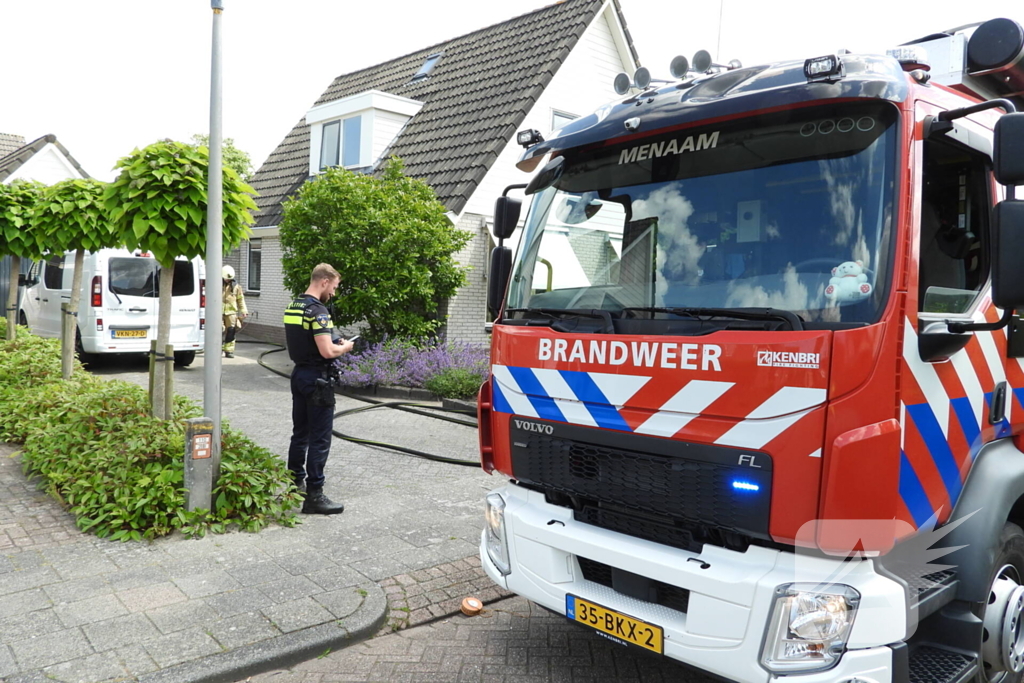 Brand in keuken erger voorkomen door brandweer