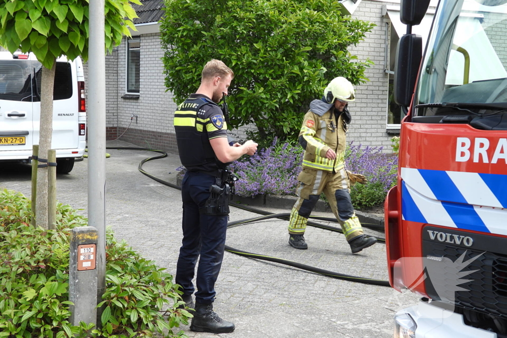 Brand in keuken erger voorkomen door brandweer