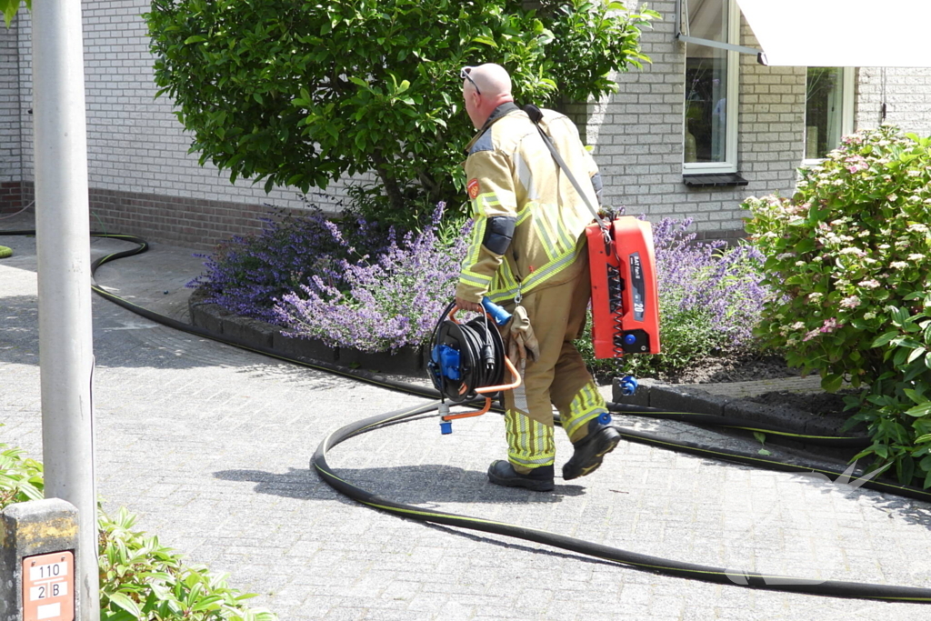 Brand in keuken erger voorkomen door brandweer