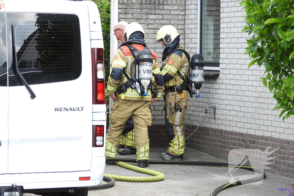 Brand in keuken erger voorkomen door brandweer