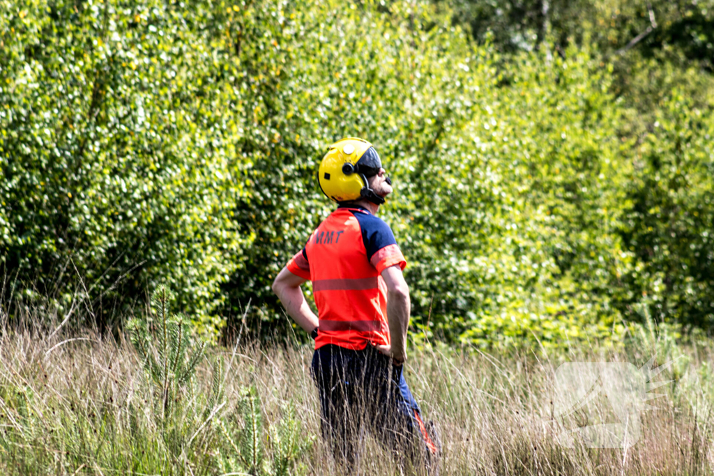 Traumahelikopter landt midden in natuurgebied