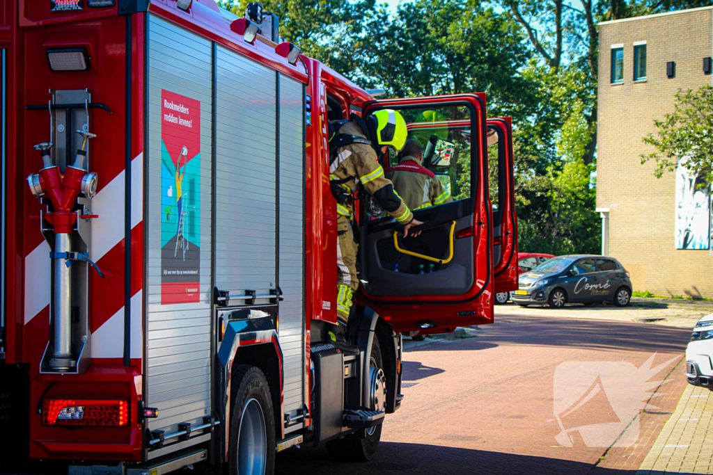 Ontplofte accu veroorzaakt schade in schuur