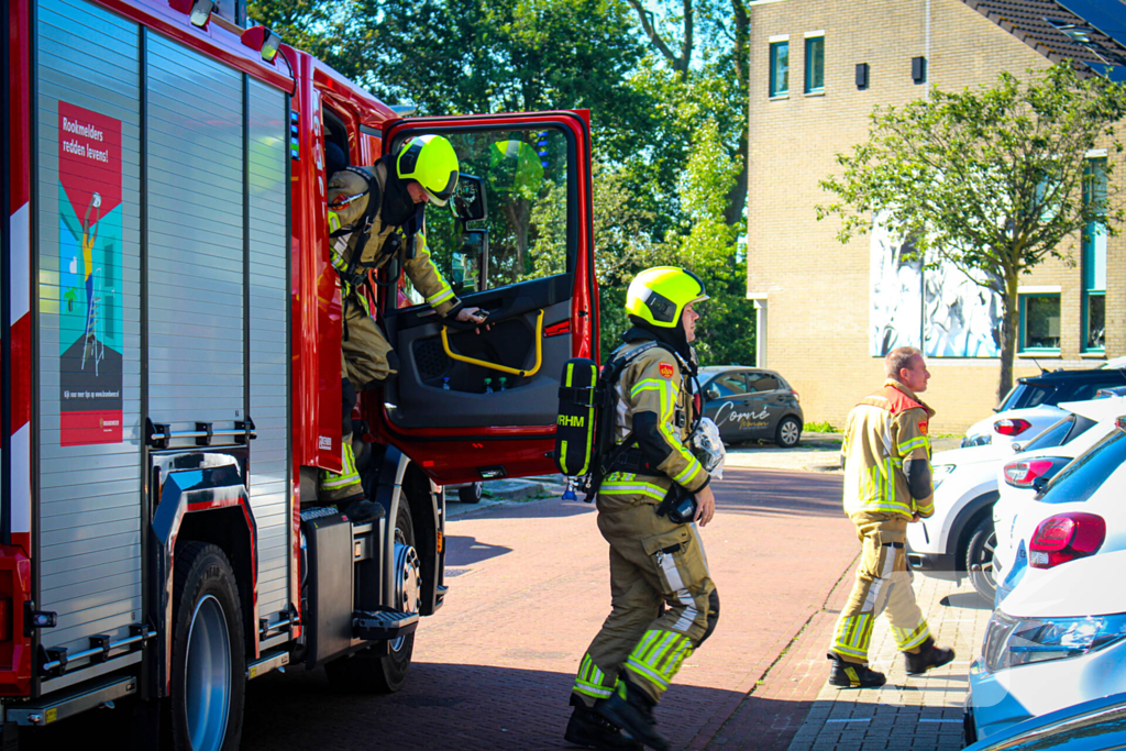 Ontplofte accu veroorzaakt schade in schuur