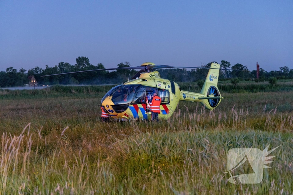 Traumahelikopter ingezet bij ongeval met elektrische vouwfiets