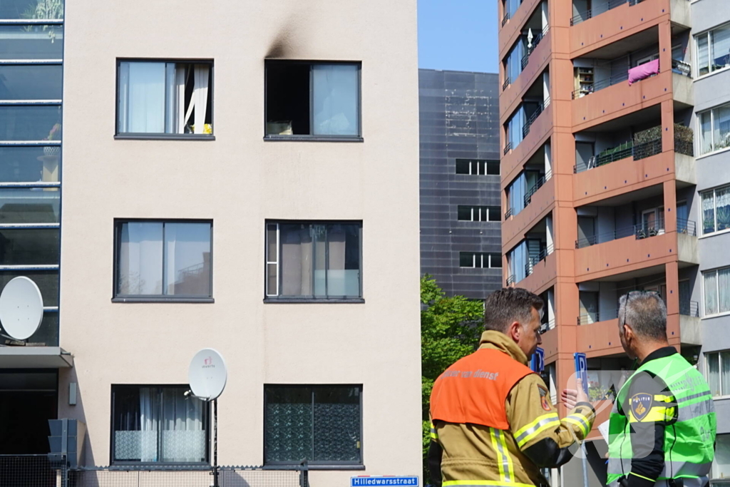 Uitslaande brand in keuken