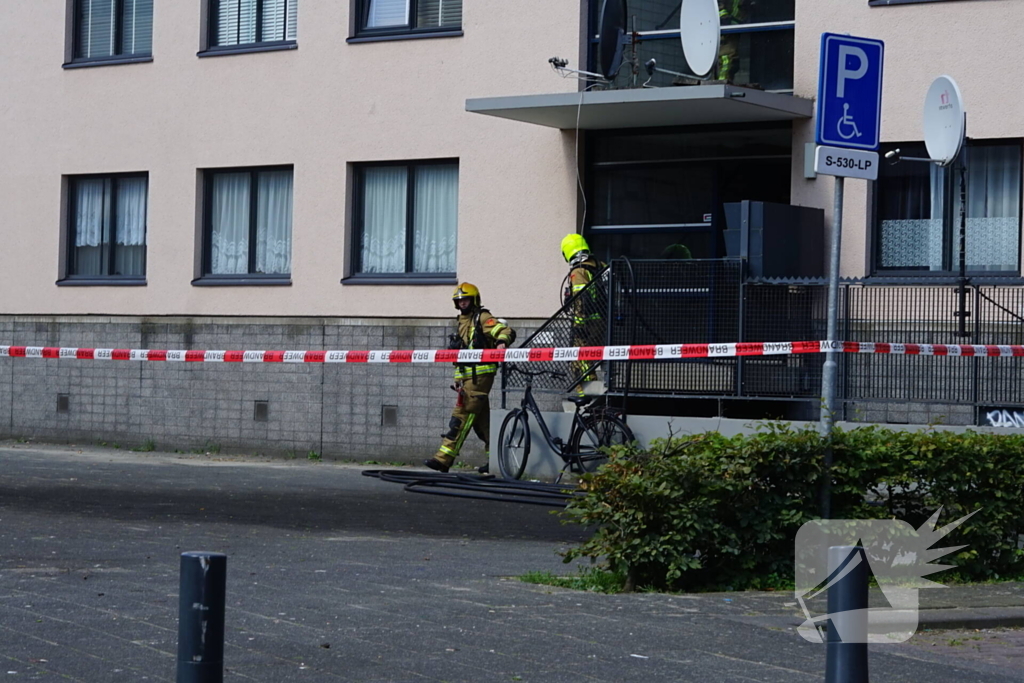 Uitslaande brand in keuken