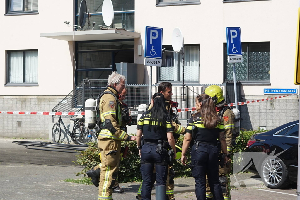 Uitslaande brand in keuken