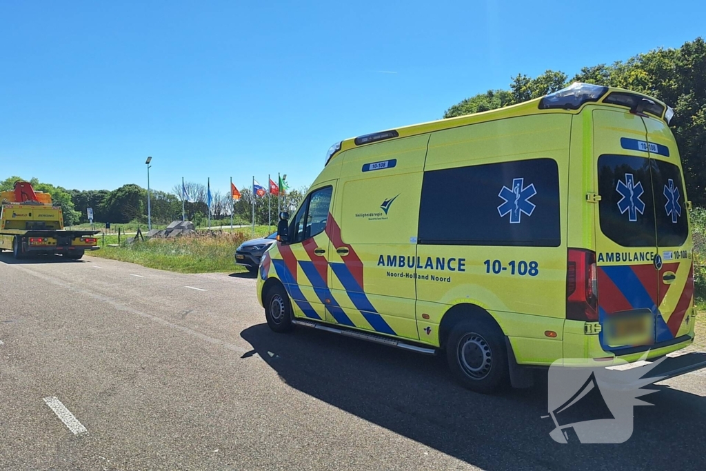 Fikse schade bij ongeval op snelweg