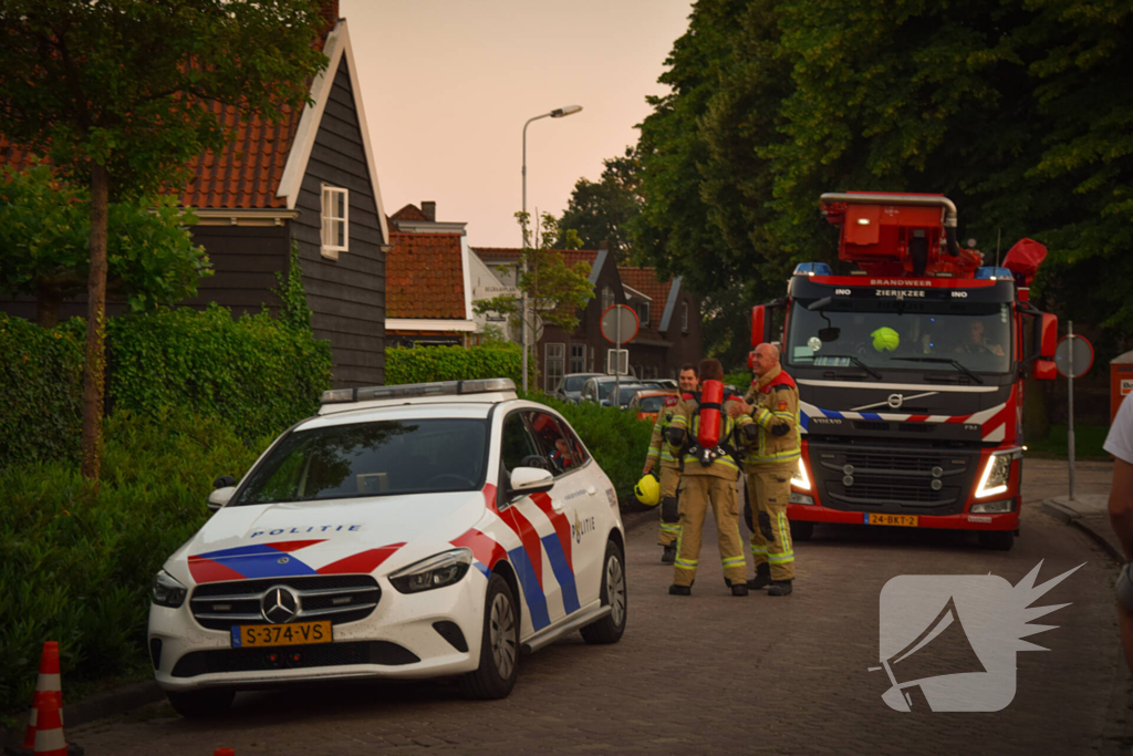 Woning geventileerd na brand