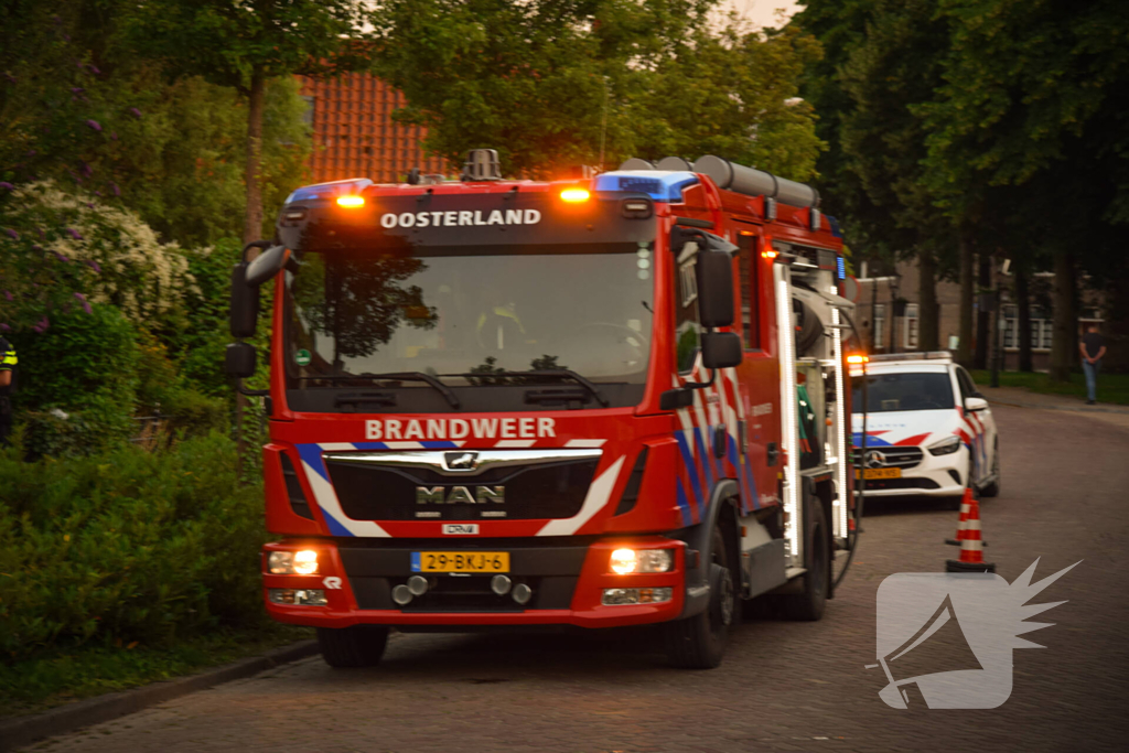 Woning geventileerd na brand