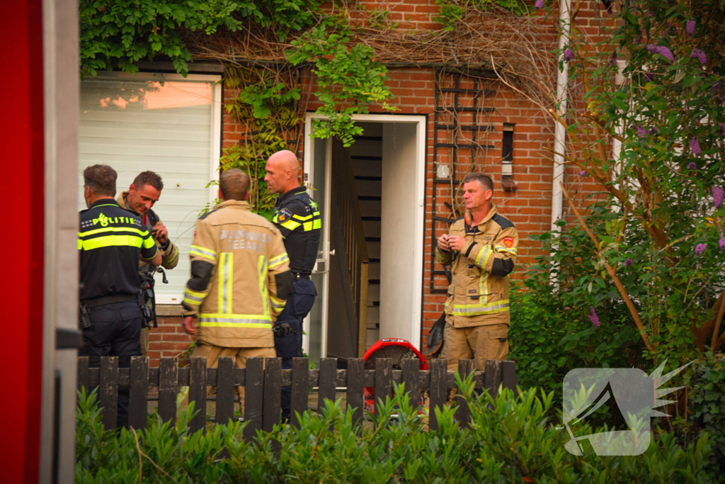 Woning geventileerd na brand